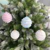Xmas Decoration Macaron Foam Bauble Hanging Pendant Foam Christmas Balls For Home Decoration New Year Gift Gift Exchange