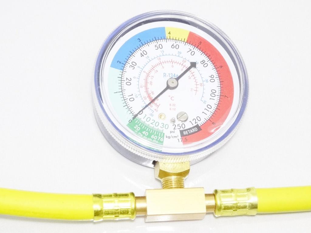 CMY Select Car Air Conditioner Gas Charger Hose with Meter