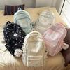 Schoolbag Female Korean Version of the New Large-capacity Schoolbag Junior High School Students Female Japanese Simple Casual Fashion Backpack