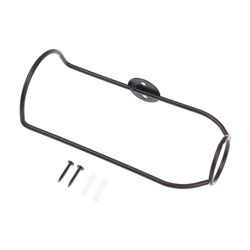 

1 шт. настенный барный держатель для вина, подставка-полка для хранения шампанского, железный металлический кронштейн чёрный