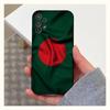 Bangladesh Flag For Samsung S9,S10,S20,S10,S21,S25,S24,S23,Ultra,FE,Plus,Lite,Soft Silicone Black Case