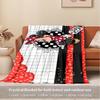 1pc Flannel Minnie Mouse Red Polka Dot Bedding Throw Blanket