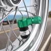 2PCS Rubber Seal Tire Valve Stems Anti-Rust Motorcycle Tire Valve Stems  Tire Leak Fault Repair