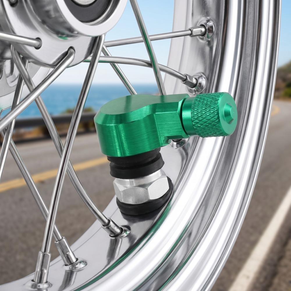 2PCS Rubber Seal Tire Valve Stems Anti-Rust Motorcycle Tire Valve Stems Tire Leak Fault Repair