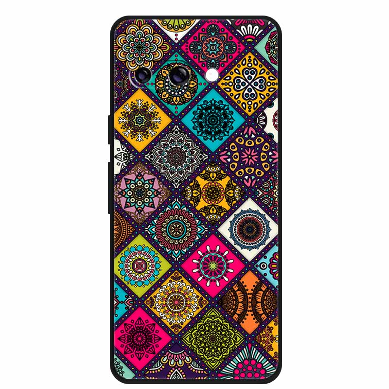 For Google Pixel 9A 5G Case 3D Relief Flower Emboss Soft Silicone various Flower Cartoon Cat Cover For Google Pixel 9a TPU Cases