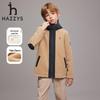 HAZZYS Kids' Colorblock Fleece Hooded Jacket