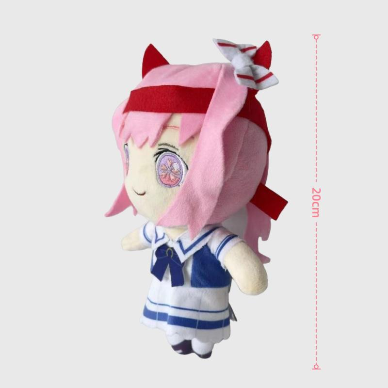 

TreasuringU Latest Uma Musume Plush Playthings Adorable Gentle Stuffed Dolls Racehorse Girls Brown Hair Small Girls Plushie Xmas Gifts