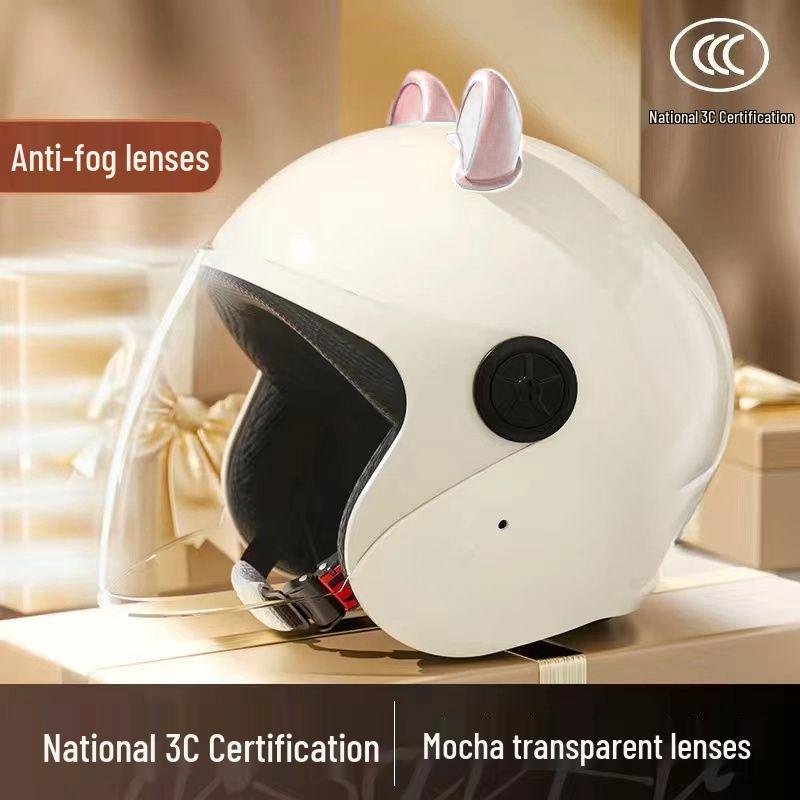 High-Quality National Standard Certified Unisex Electric Vehicle Helmet - Winter-Ready, Windproof, Warm, and Safe for Motorcyclists