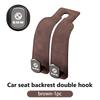 JKGN2 Metal Car Headrest Double Hook Backpack Double Hook Seat Hanger For BMW M 1 3 4 5 6 7 Series M3 M6 F01 F02E34 E36 E70 F10 X6 X1