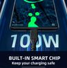 0.5M C To C 100W USB-C Type-C Fast Charging Data Cable Bio Quick Charger Android Mobile Phones Nylon Material Micro Connectors