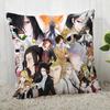 45*45 Pillow Case Bungo Stray Dogs Print For Wedding Pillow Cover Animals Pillowcases