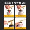 Portable Gas Flame Gun, Butane High-temperature Welding Gas Lighter, Outdoor Camping Barbecue Gas Spray Gun, Burner Nozzle