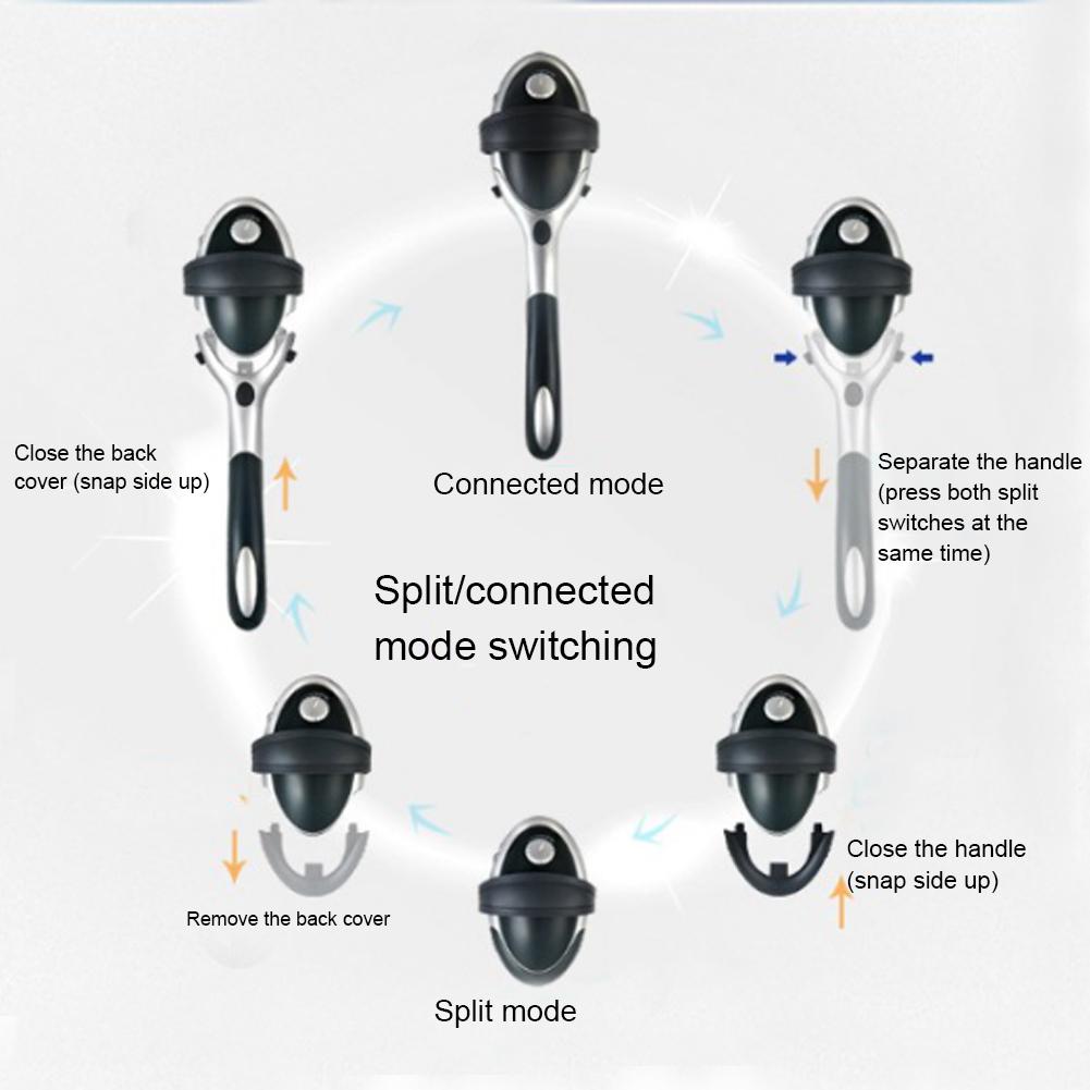 Håndholdt Elektrisk Kroppsmassasjeapparat Infrarød Varme Smertelindring Massasjeverktøy US Plugg