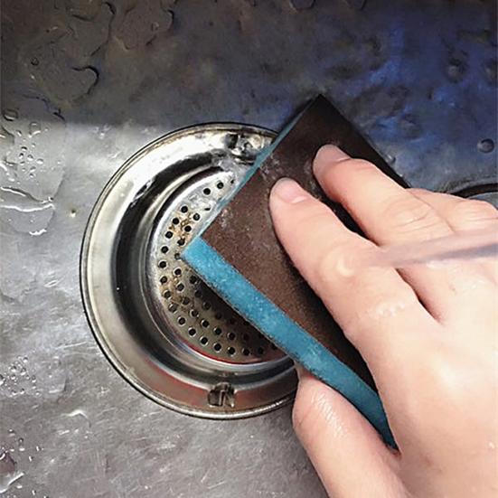 1 ks Diamond Sand Magic Sponge Čisticí kartáč na kuchyňské domácí čištění