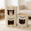 Double Layer Cat House Felt Cat Scratching Board Creativity Cat Castle Bed  Cat Supplies