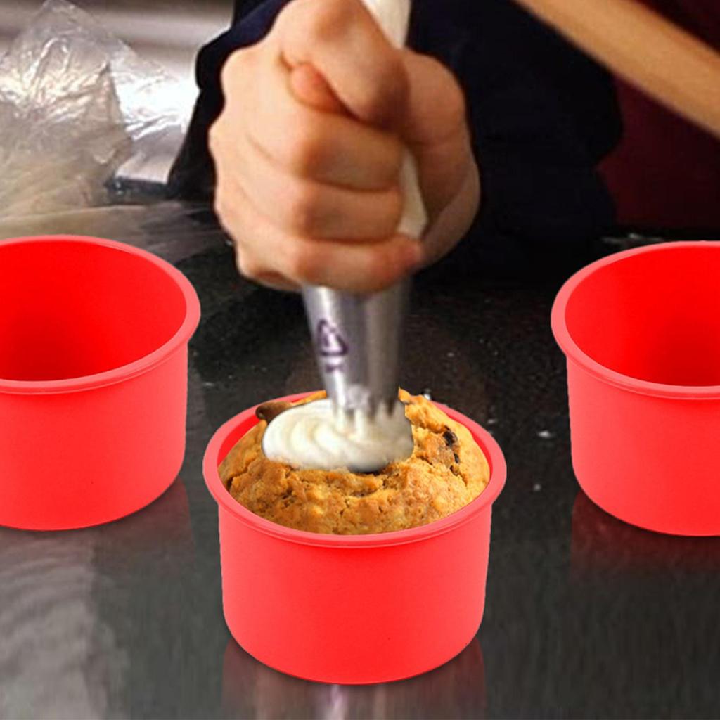 Round Non-Stick Silicone Baking Molds DIY Cake Moulds For Cheese Cake Chocolate Layer Cake Mousse Cake Dessert Baking Tools
