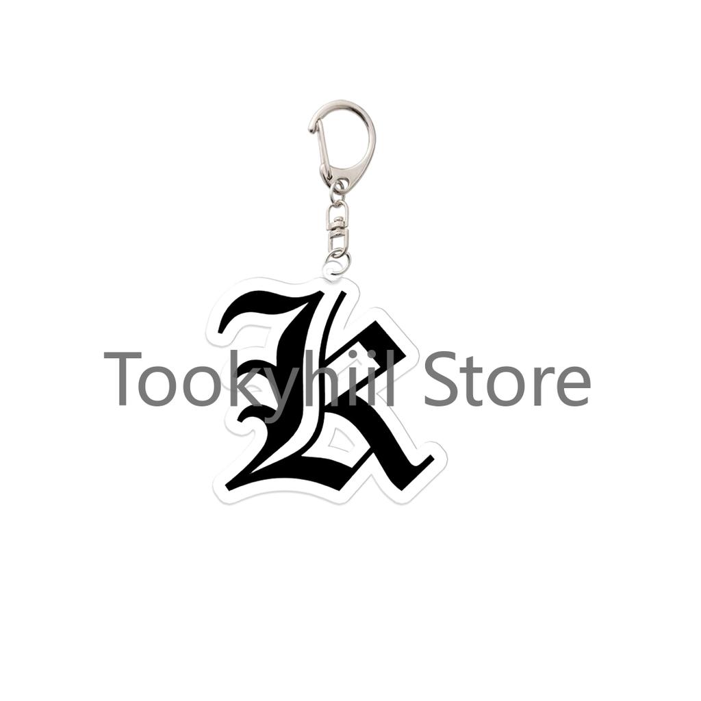 Death Note Keychain L Misa Amane Anime Cartoon Game Jewelry Fashion Figure Yagami Light Transparent Acrylic Ornaments Girl Gift