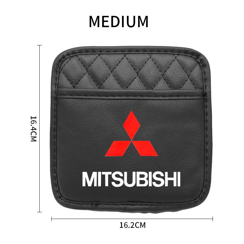 Sac Organisateur de Poche Latérale de Siège Auto Autocollant Accessoires de Rangement Multifonctionnels Pour Mitsubishi Colt Lancer L200 Pajero Outlander EX