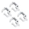 4pcs Set Truck Retaining Clamps Alloy Steel Truck Cap Topper Campers Mounting Clips 2in Throat Depth Accessory