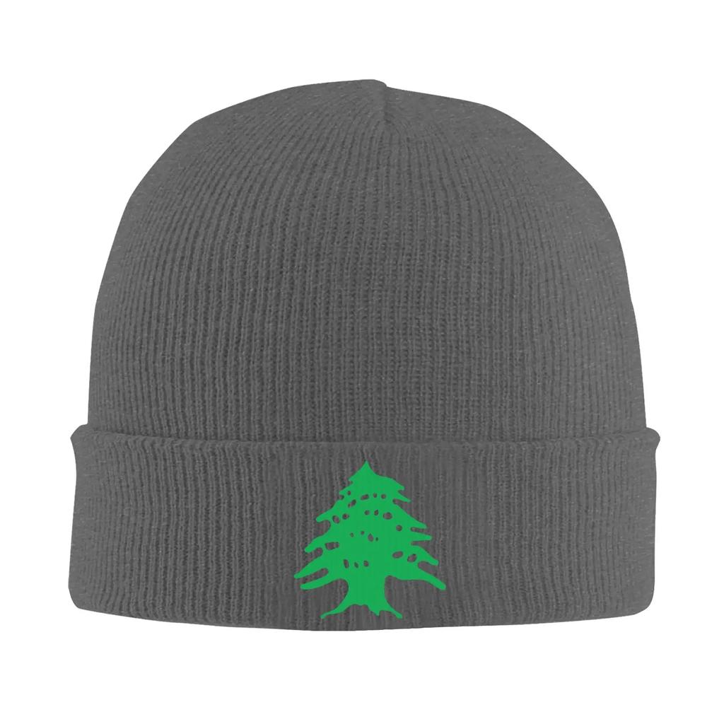 Flag of Lebanon Knitted Caps for Women Men Beanie Autumn Winter Hat Acrylic  Warm Cap