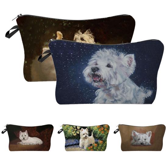 

Косметичка большой емкости симпатичная сумка-органайзер с животным принтом для покупок