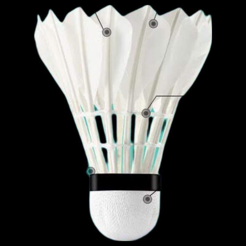 Fighter Nezha No. 9 Goose Feather Badminton Shuttlecocks (12-Pack)