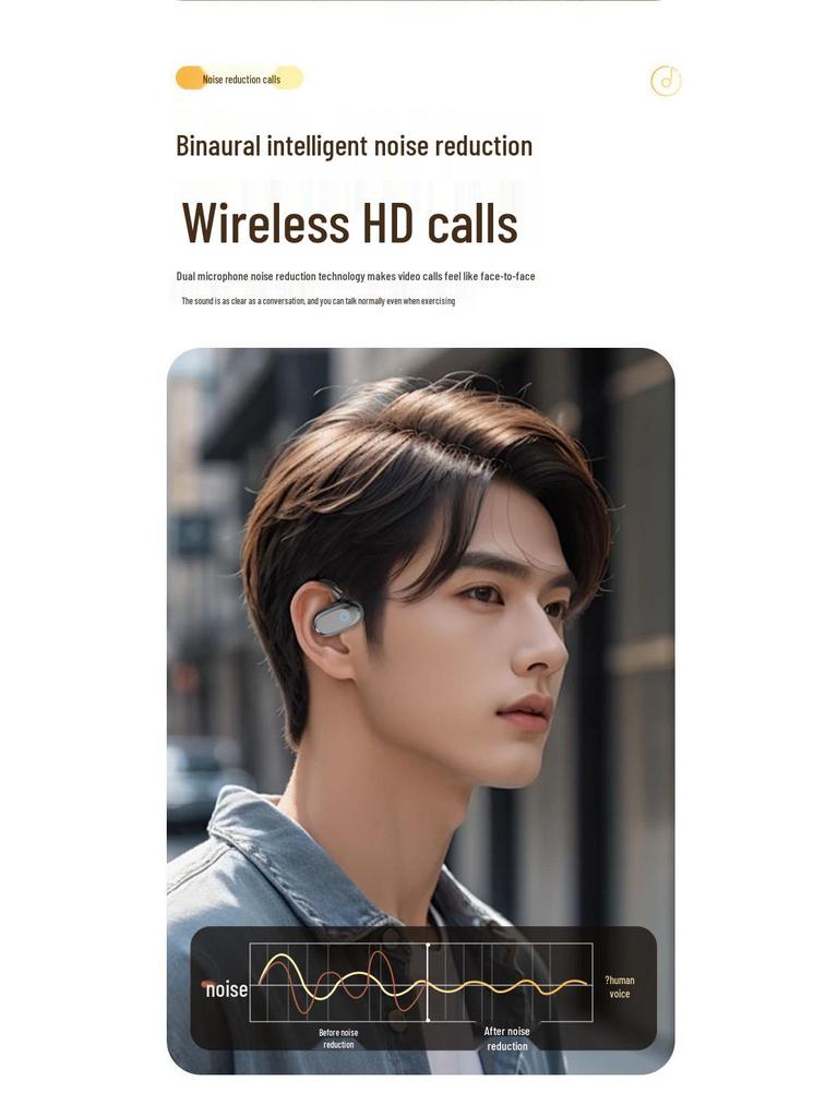 2025 Universal Rotation Over-Ear True Wireless Bluetooth Headphones with Berlin Sound & Long Battery Life