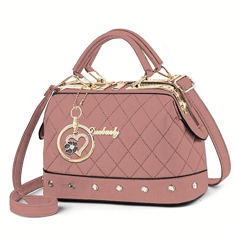 Bolsa Boston feminina bolsa de ombro transversal