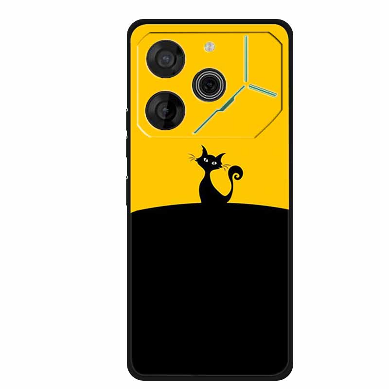 For Tecno Pova 6 Case Luxury TPU Soft Silicone Phone Cases Back Cover for Tecno Pova6 2024 6.78" Shockproof Love New Cute Coque