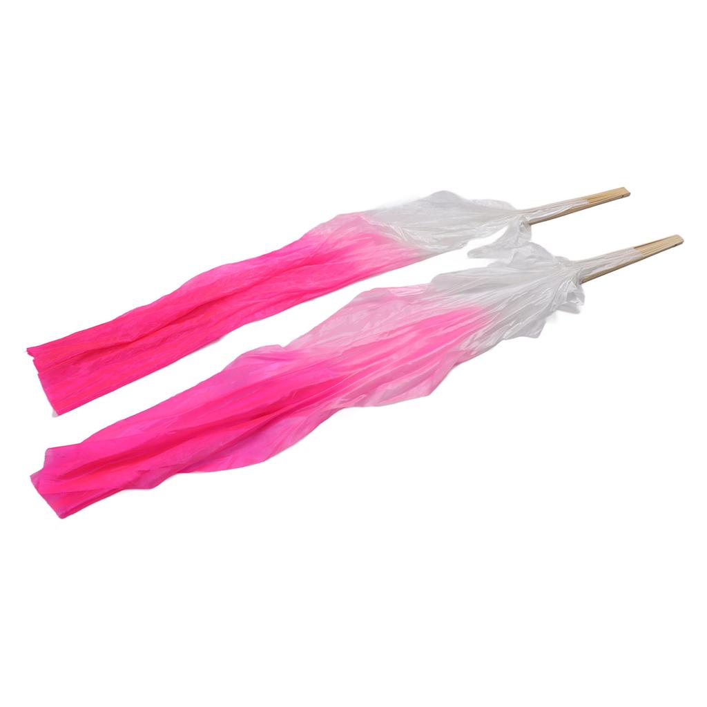 1 Pair Long Dance Fan Soft Beautiful Classical Dancing Fan for Belly Dance Performance Learning