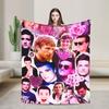 Warm Soft Blanket Decorative Josh Hutcherson Throw Blanket  Flannel Bedspread For Couch Bed Funny Sofa Bed Cover