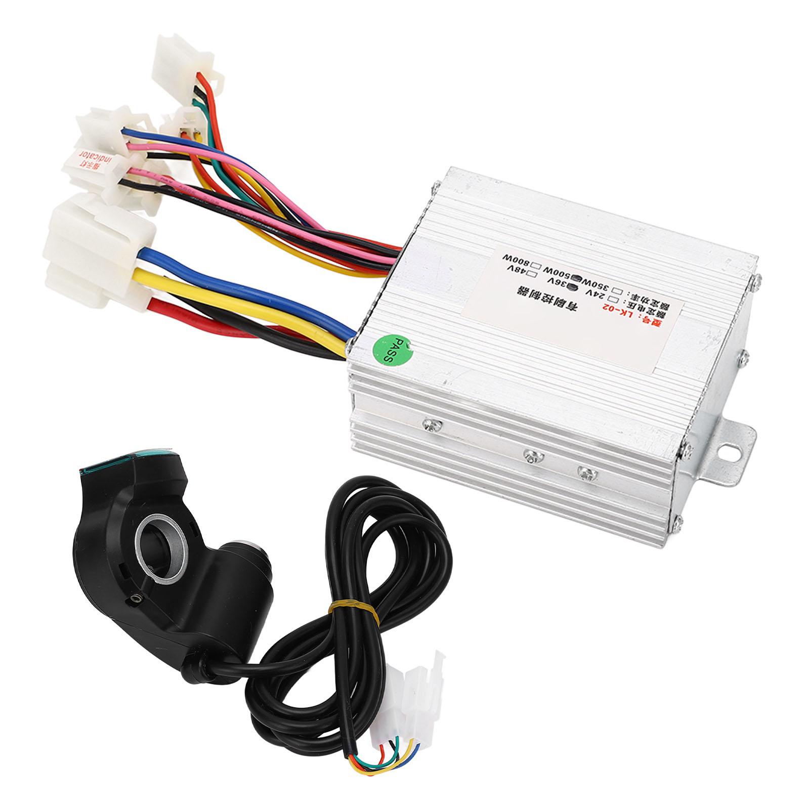 36V 500W Мотор Щеточный Контроллер Литиевый Электровелосипед Ручка Газа с Поворотом Комплект для Модификации