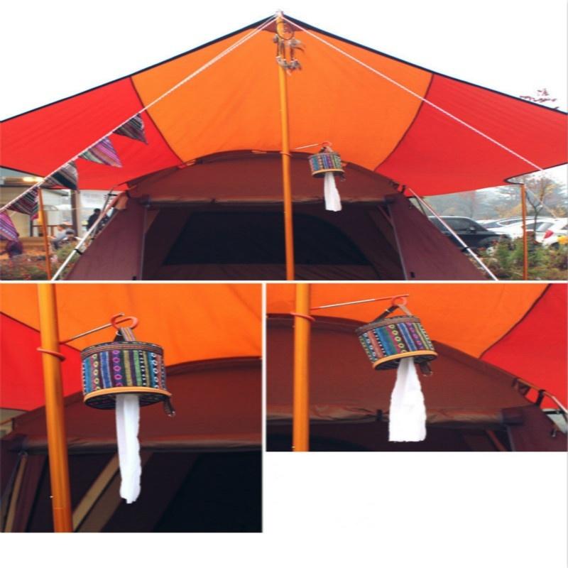 Neue Outdoor-Camping-Ausrüstung, zusammenklappbar, nationaler Windpumpen-Karton, Aufbewahrungstasche, Auto-Papierbox