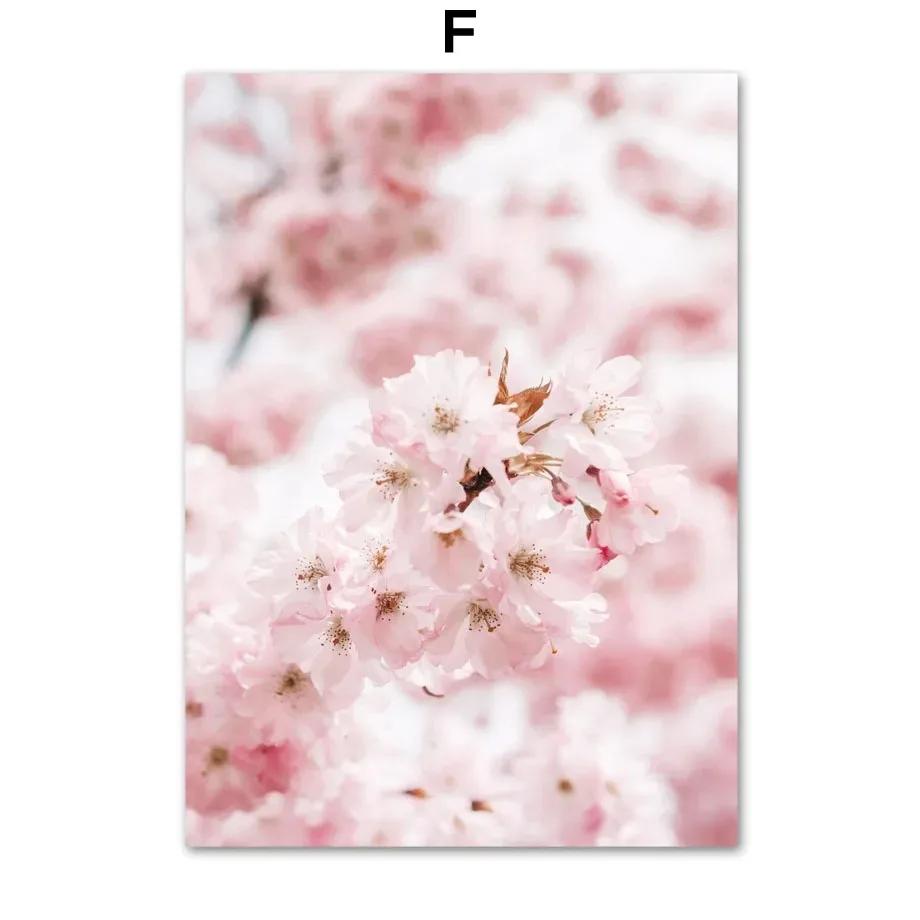 Mount Fuji Sakura Umbrella Japanese Girl Canvas Painting Wall Art Nordic Posters And Prints Pictures For Living Room Decor