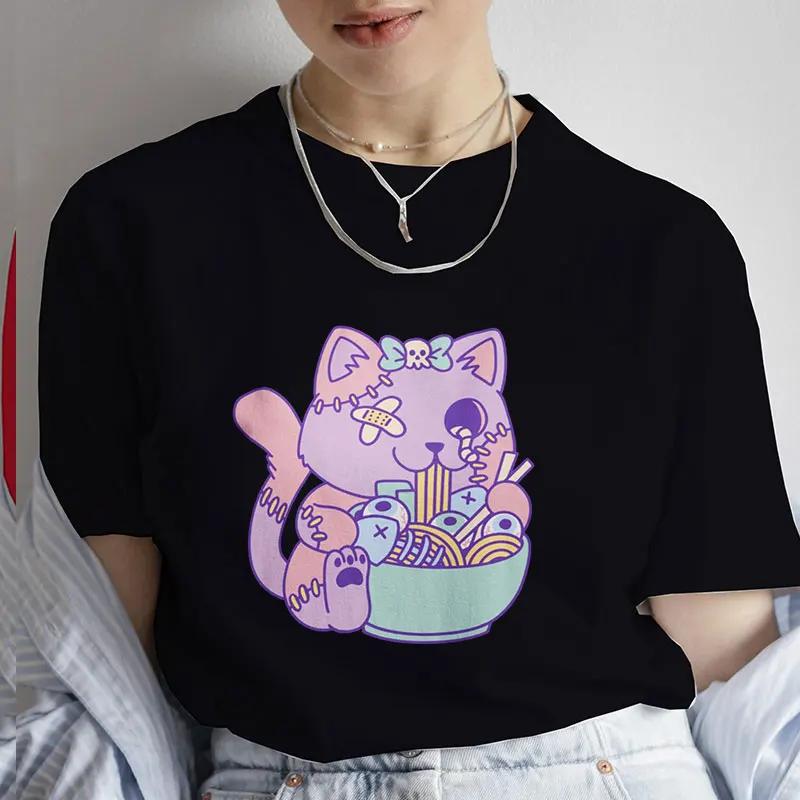 Unisexs Tshirt Casual Kawaii Boba Milk Tea Print Tshirt Bubble Tea Cartoon Unisexs Tee Clothing Cute Cat Anime Tee Shirts Tops