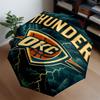 Thunder OKC Basketball Umbrella 8-Frame for Travel, Camping, Casual Lightweight Portable Umbrella, Essential for Every Family Holidays Gift