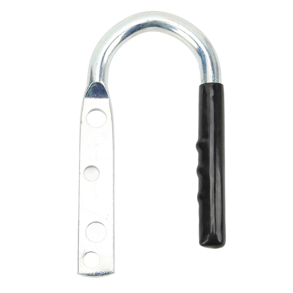 Trailer Coupler Lift Handle Galvanized Steel Rubber Tongue Handle for RV Caravan Boat