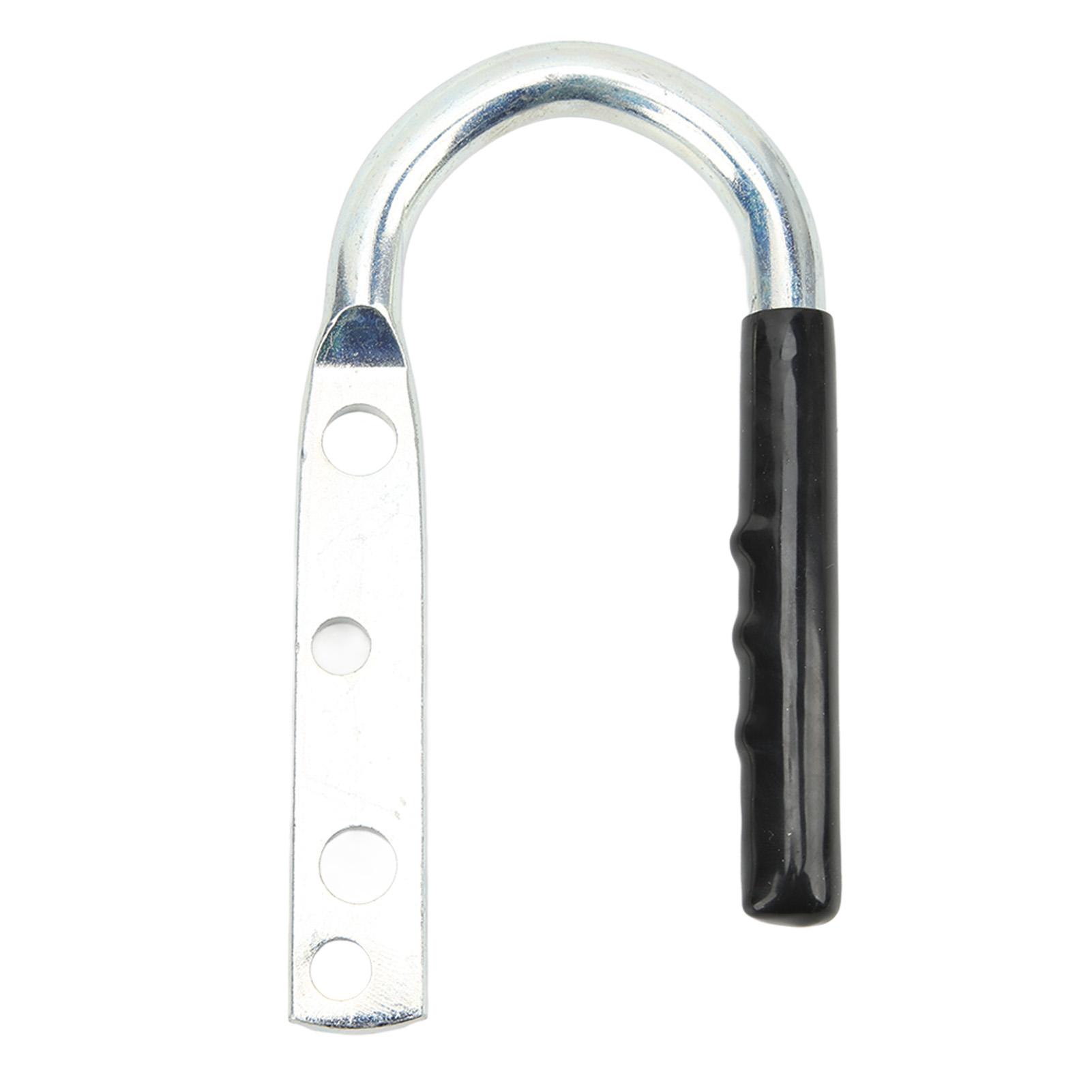 

Trailer Coupler Lift Handle Galvanized Steel Rubber Tongue Handle for RV Caravan Boat