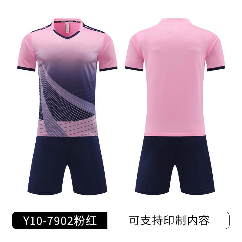 Kids Soccer Jersey Set Quick Dry Short Sleeve Training Kit Boys Girls Football Practice Match Uniform