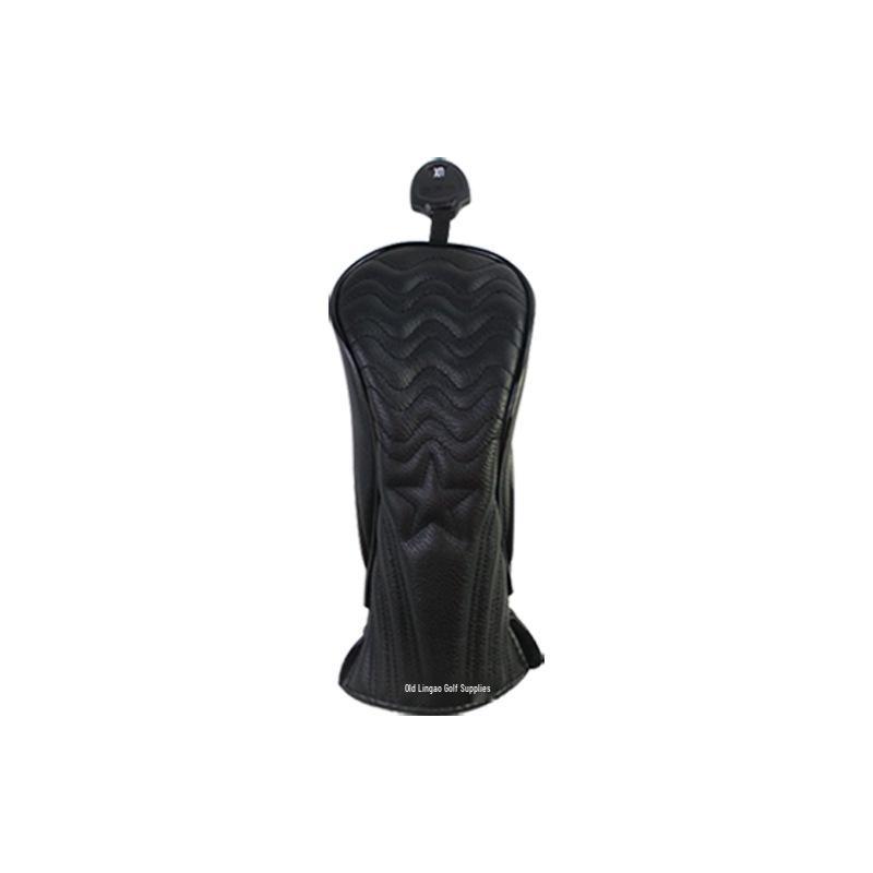 Wasserdichtes PU-Golfschlägerhauben-Set für Hölzer mit Sternenmuster (1/3/5/UT) - Erhältlich in 2 Farben.