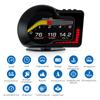 Car HUD OBD+GPS Gauge 6 Alarm Functions Accelerated Test Brake Test Universal