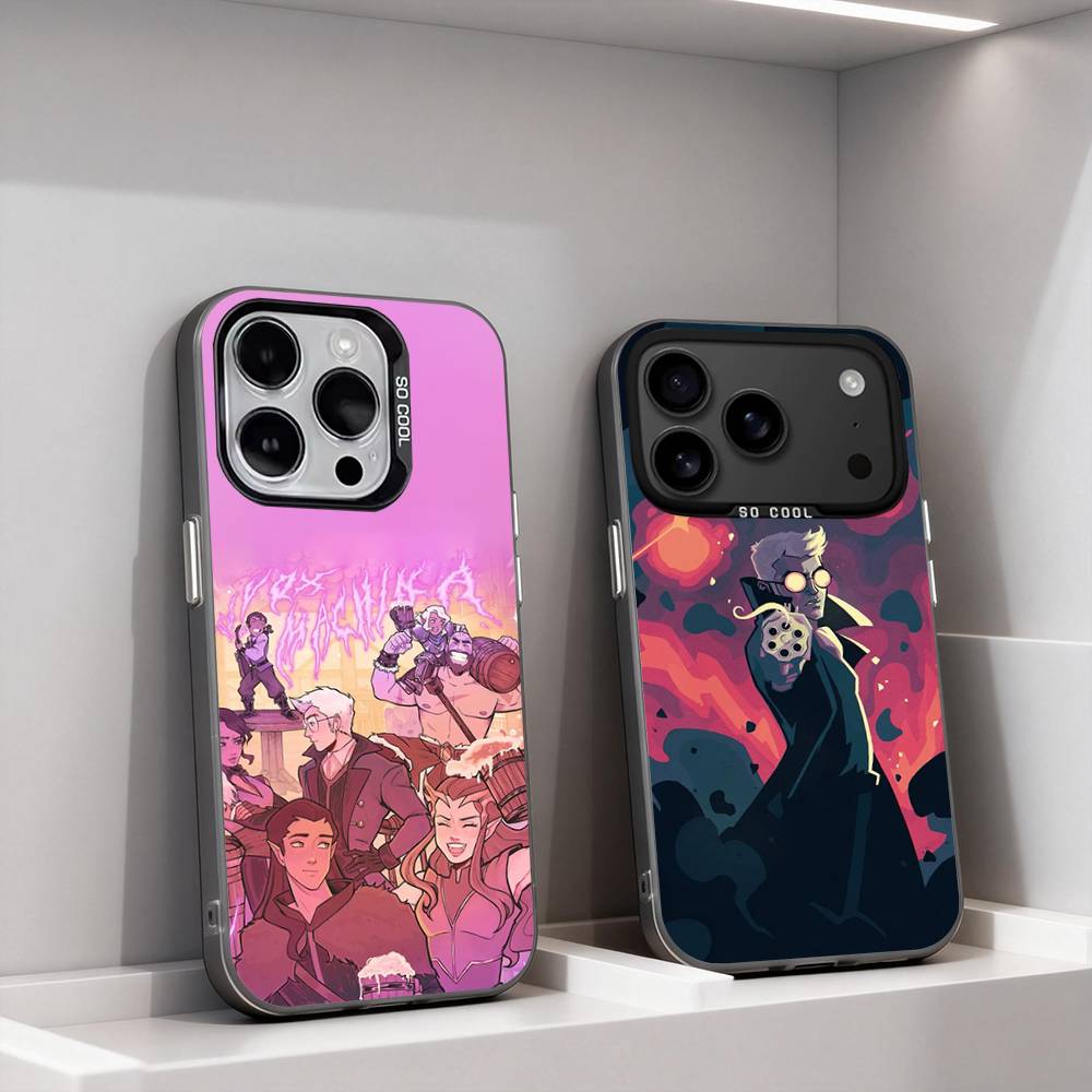 The Legend of Vox M-Machina For iPhone 11,12,13,14,15,16,17,Pro,Max,Plus,E,Air,Mini Phone Case IMD Matte Black
