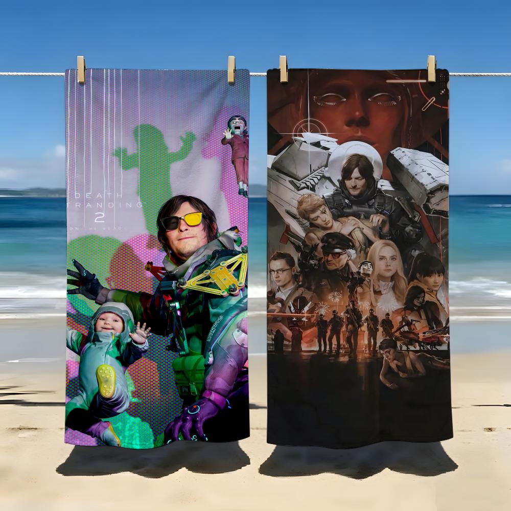 Game D-Death S-Stranding Towel Beach Blanket Towel For Travel Gym Shower Luxury Lightweight Camping Pool hot