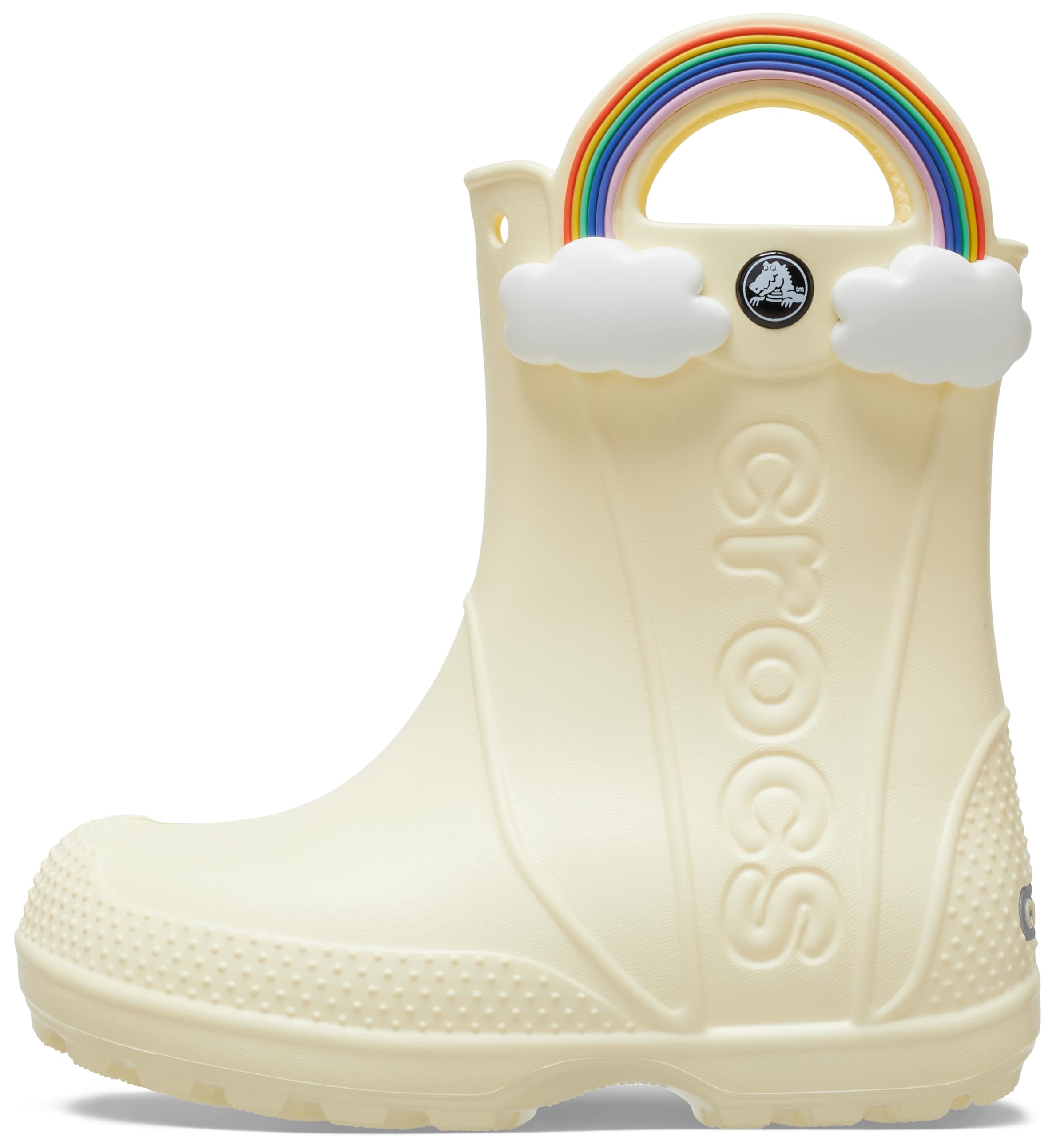 

Детские резиновые сапоги Crocs Handle It Rainbow Butter Cream 18.5см