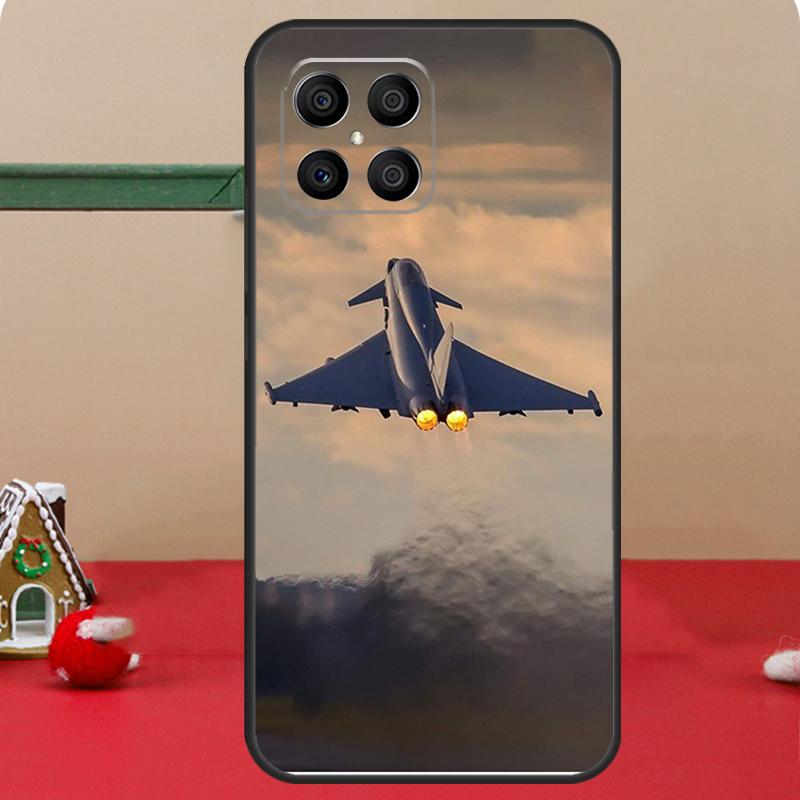 Military Aircraft Warship Fighter Case For Honor Magic 8 5 6 7 Lite Honor 400 Pro 200 70 90 X8c X8b X9a X9b X9c X9d Win Cover
