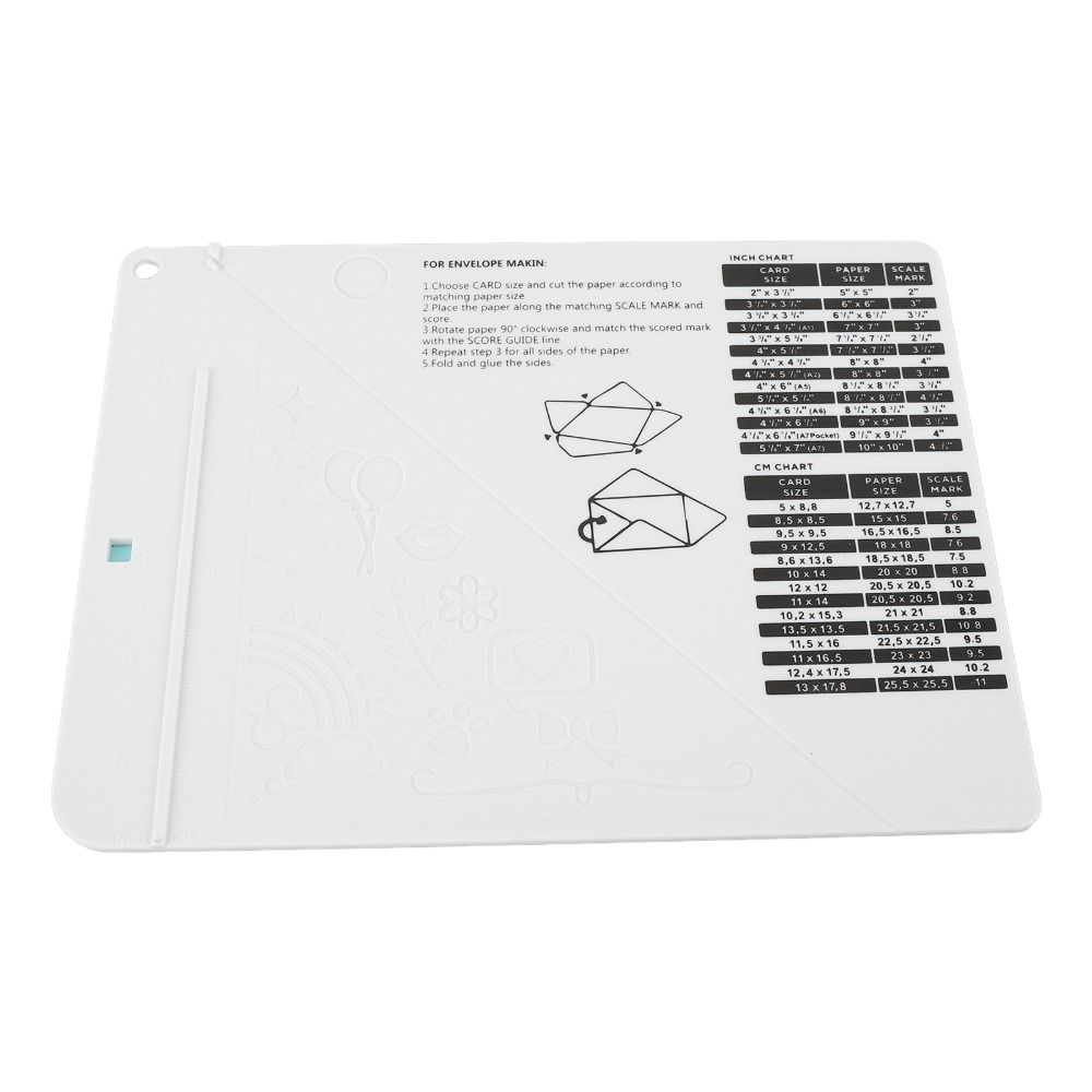 Scribing and Measuring Tool for Crafting Envelope Maker Scrapbook Envelope Board  DIY Crafts