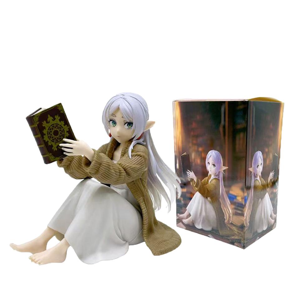 Geschenke Frieren – Jenseits des Endes der Reise Frieren Anime-Figur Schreibtisch Niedlich kein Nachthemd Frieren Action-Figur Figur Modell Puppe Spielzeug