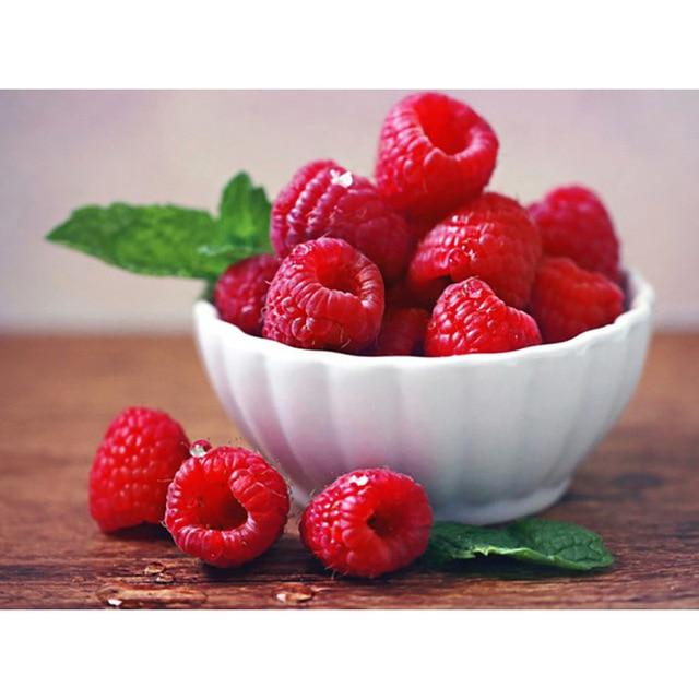 

Полный 5D алмазная живопись Малина и пейзаж DIY Алмазная вышивка Алмазная мозаика наборы крестиков домашний декор подарок Round 20x30cm