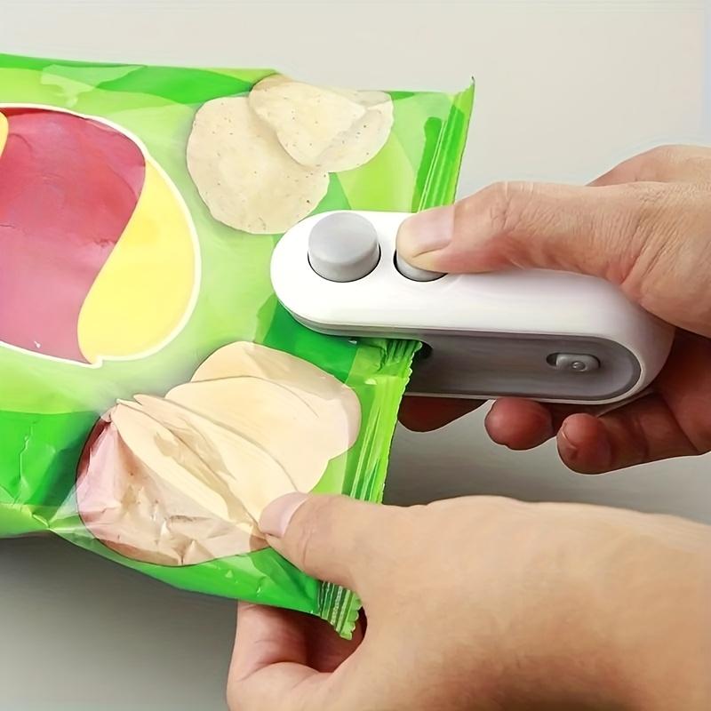 Portable Magnetic USB Rechargeable Sealing Machine, Built-in Battery, Manual Press-type Plastic Sealing Machine, USB Mini Sealing Machine