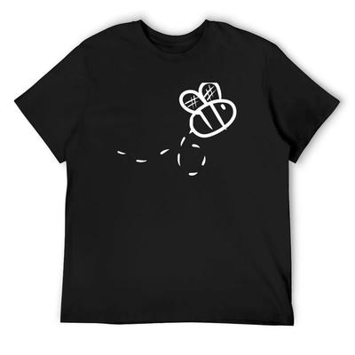 Ästhetische Honigbienenzeichnung __Geschenkidee für Tierliebhaber (Weiß) T-Shirt lustige Kostüme erhaben Herren T-Shirt